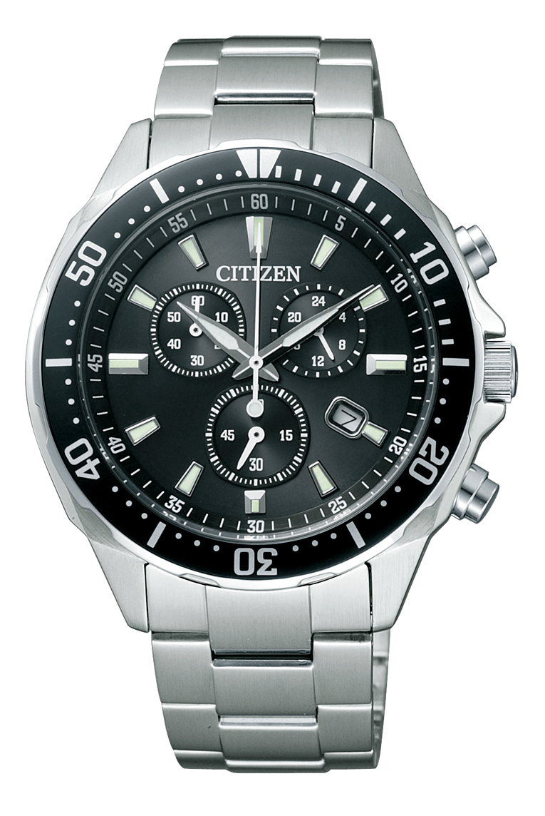 CITIZEN シチズンコレクション エコ•ドライブ クロノグラフ CITIZEN COLLECTION》エコ・ドライブ クロノグラフ BL5495-72E
