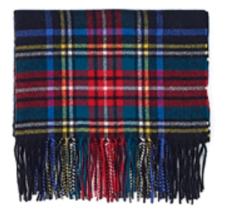 MACKINTOSH PHILOSOPHY カシミアチェック柄ストール ウォッシャブルカシミヤハウスチェックストール(マフラー