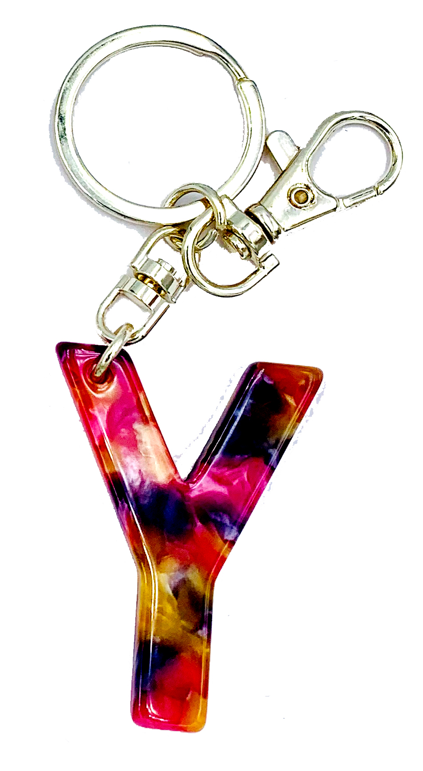 アセチ イニシャルキーリング | CARRY CHARM(キャリーチャーム)の