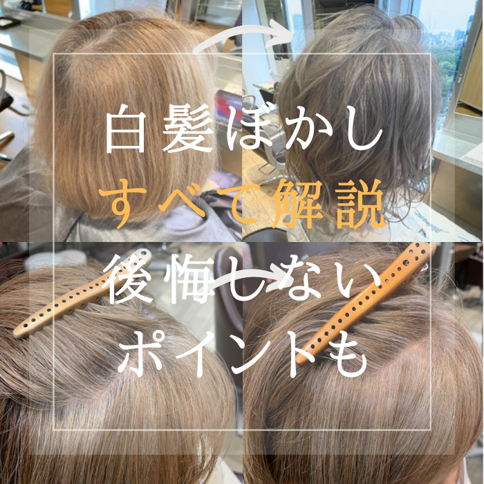 白髪ぼかしをすべて解説！後悔しないためのポイント、白髪ぼかしハイ