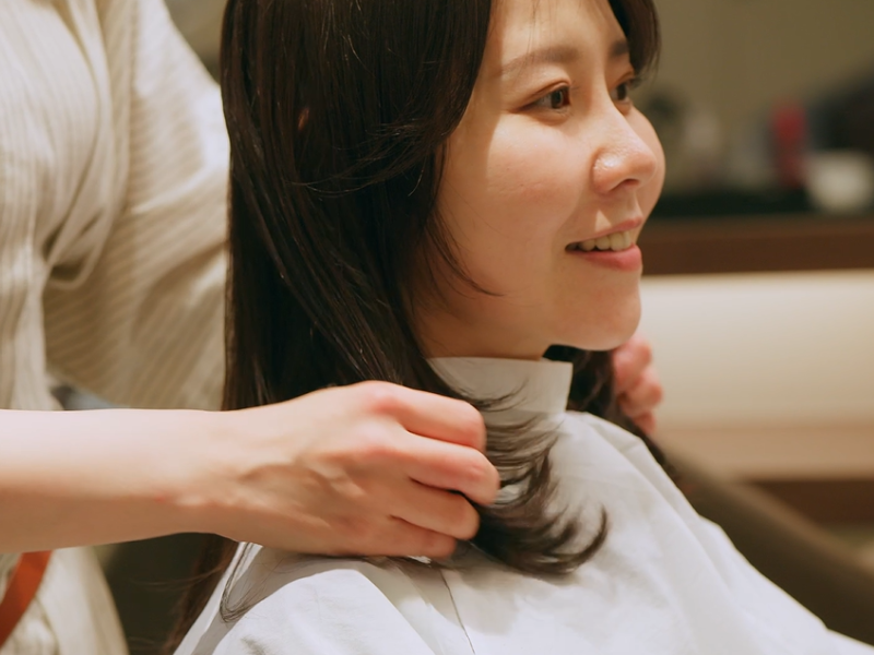 骨格や髪の悩みを活かした
再現性×似合わせ
【デザインカット】