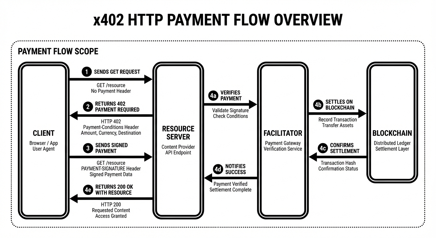 x402決済フロー全体像