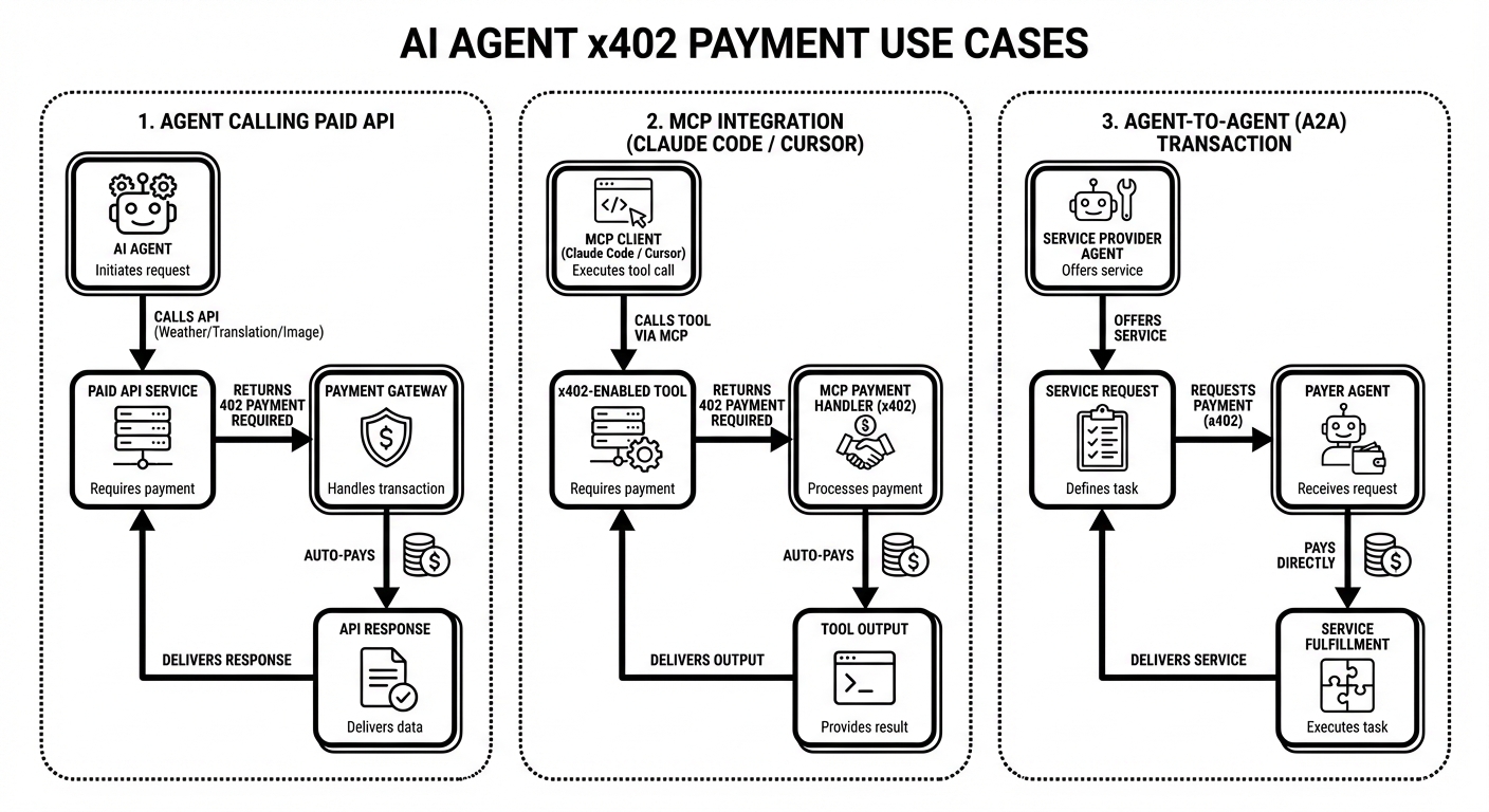 AIエージェント × x402 ユースケース