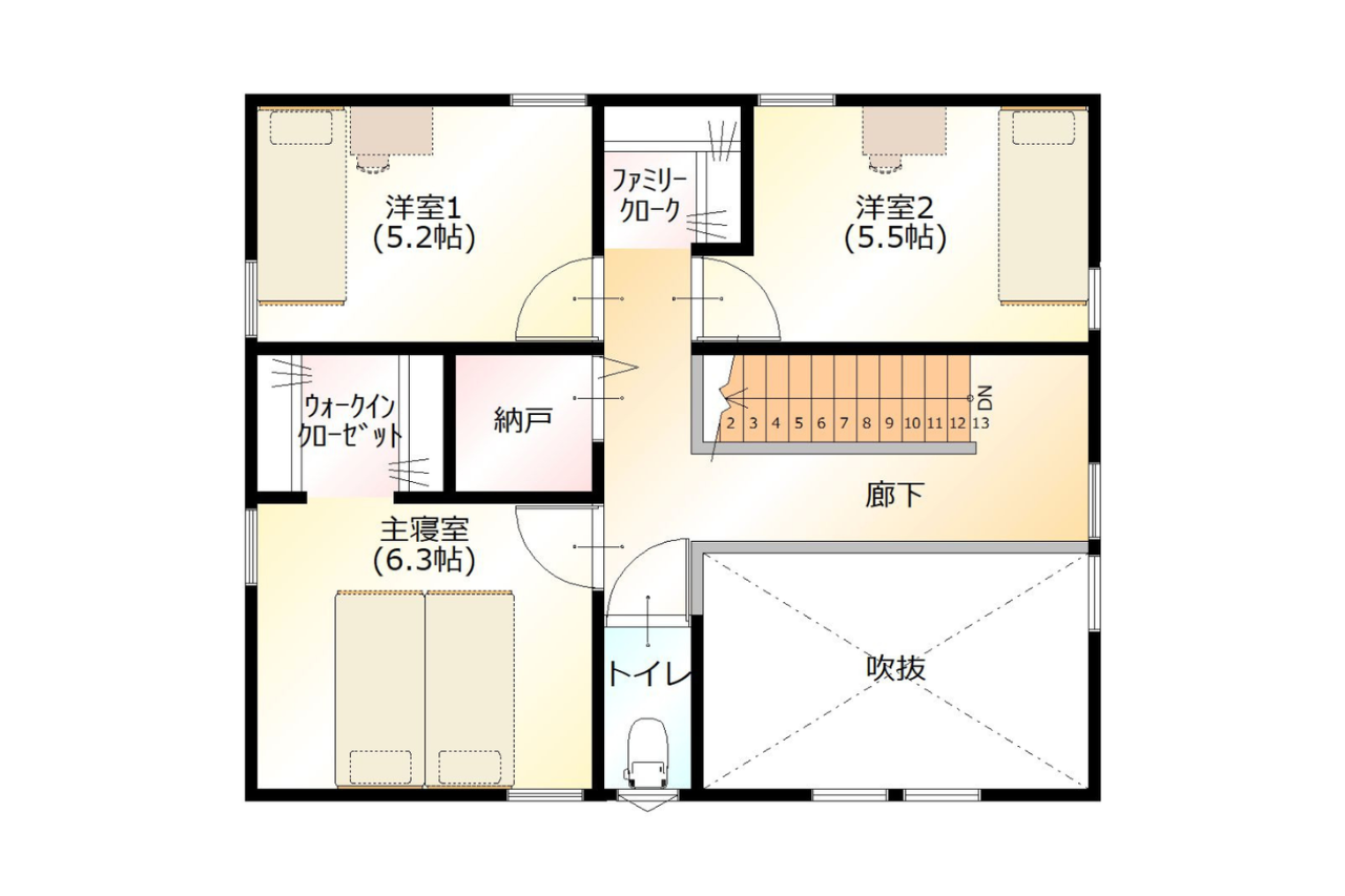 2階間取り
