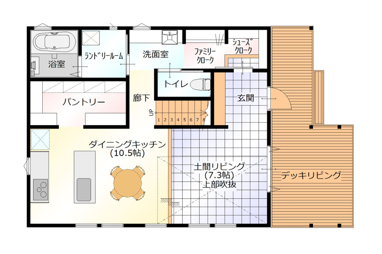 1階間取り