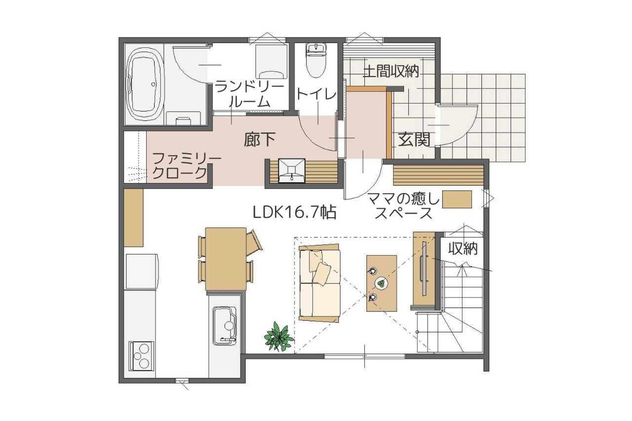 1階間取り