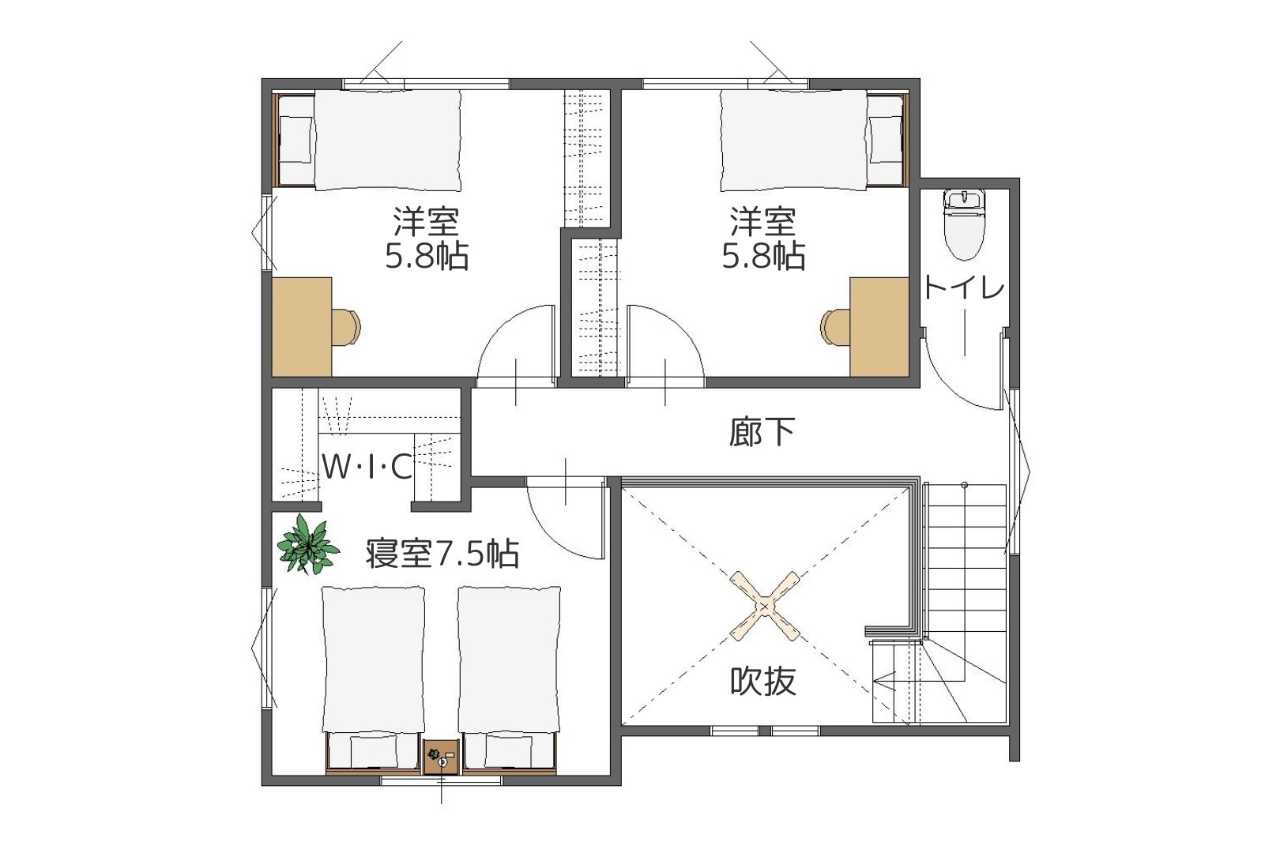 2階間取り