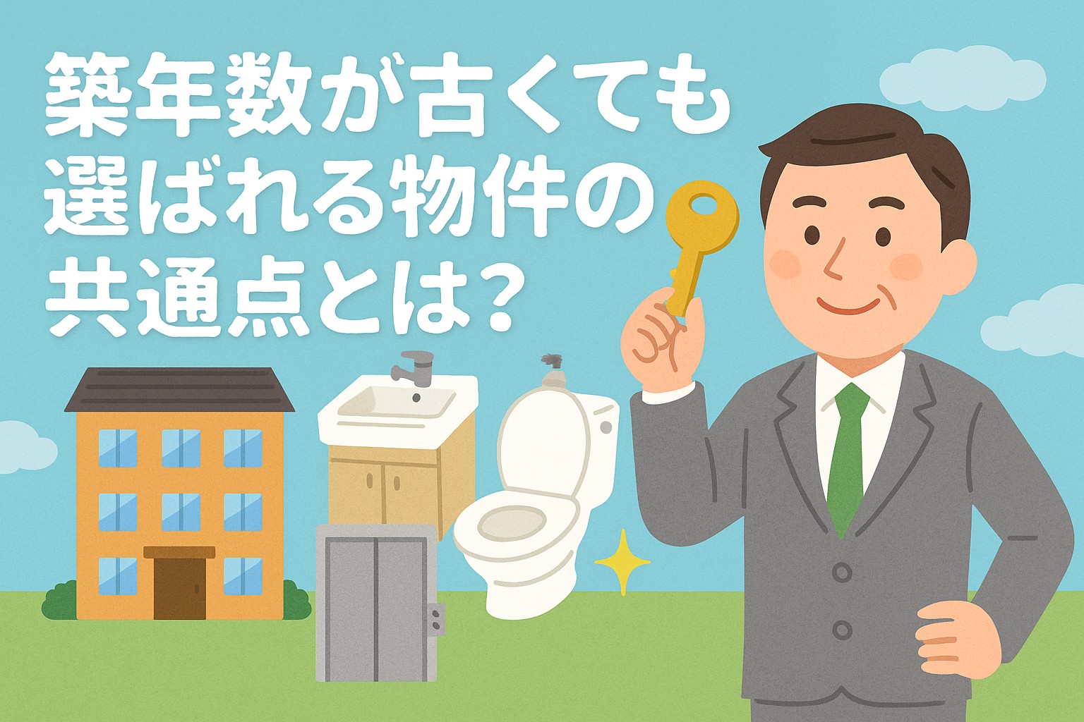 築年数が古くても選ばれる物件の共通点とは?