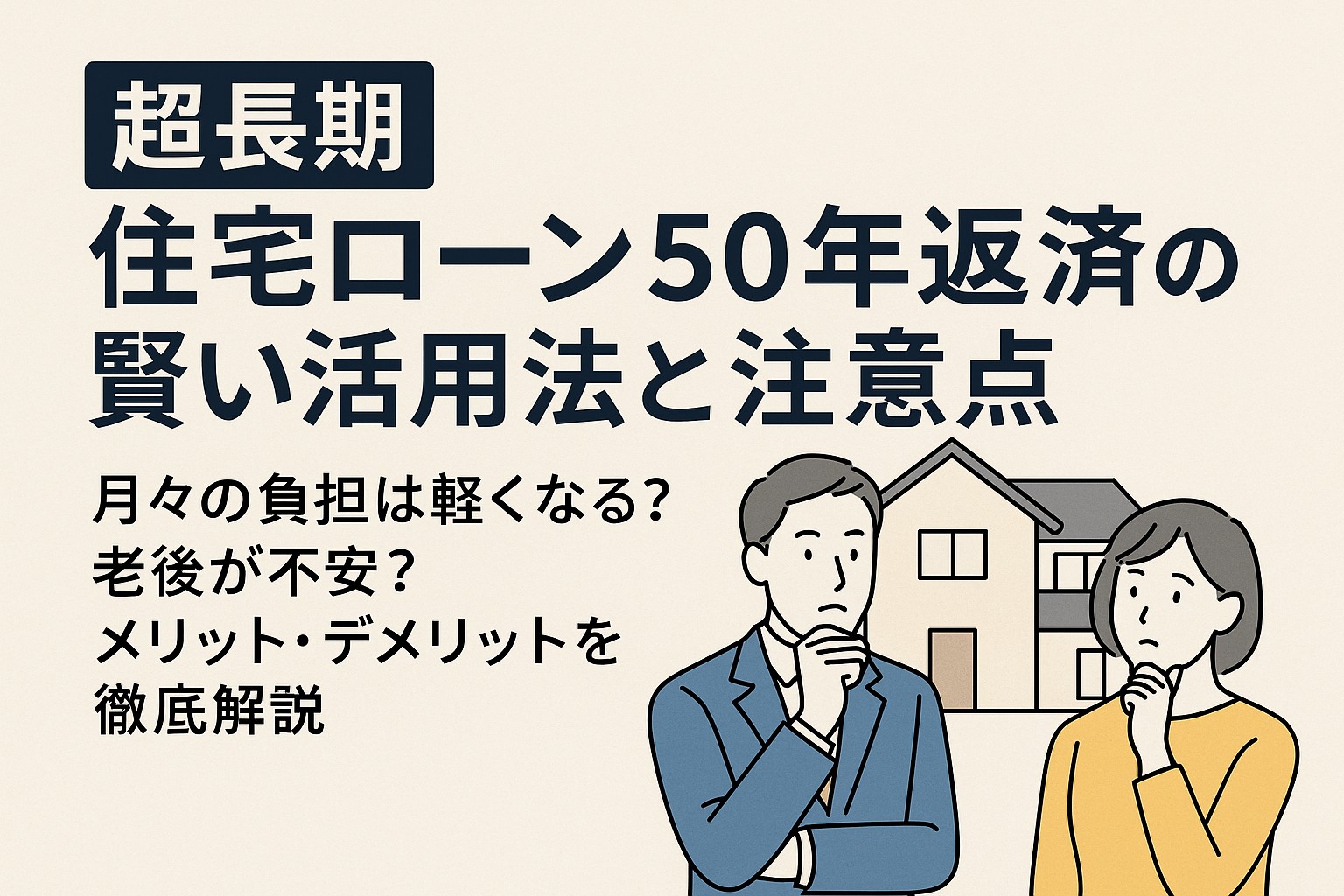 【超長期】住宅ローン50年返済の賢い活用法と注意点