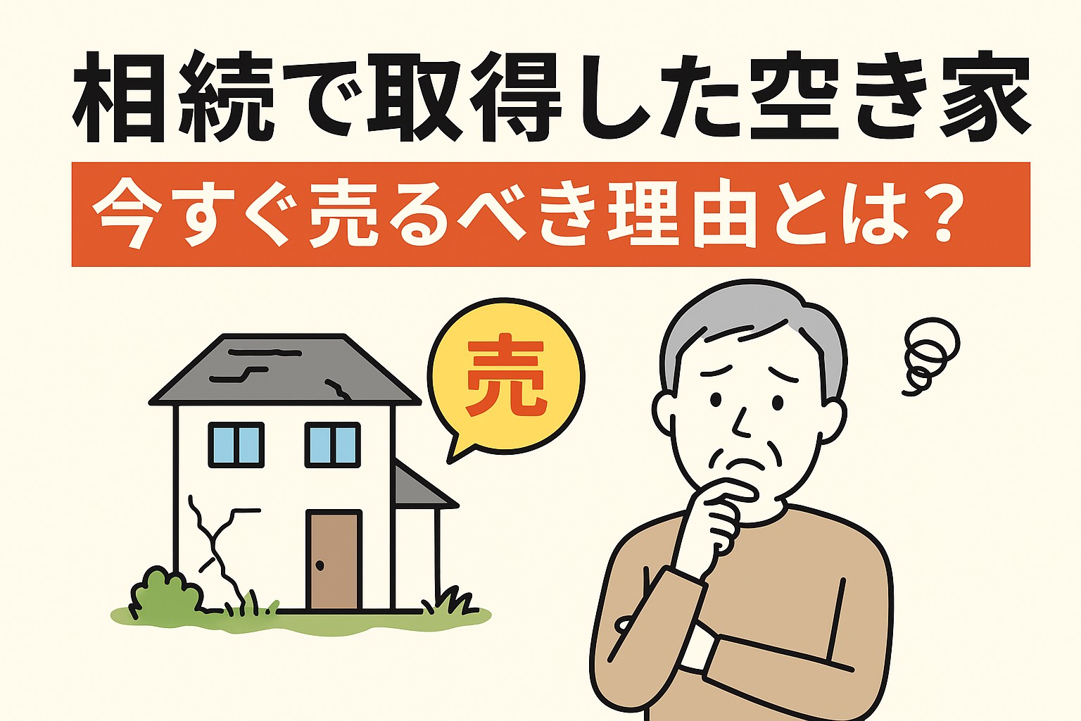 相続で取得した空き家、今すぐ売るべき理由とは？