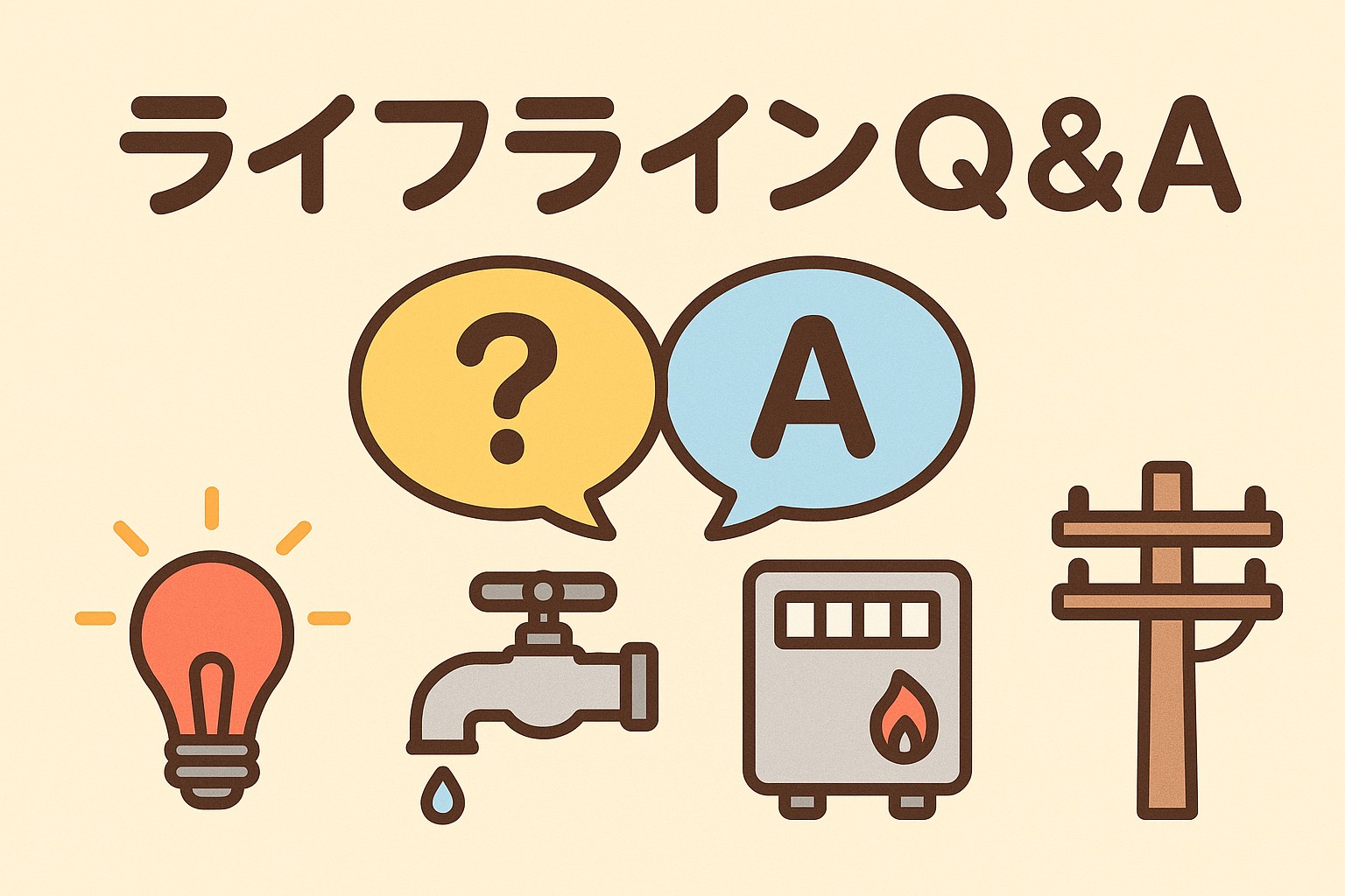 ライフラインに関するよくある質問（FAQ）