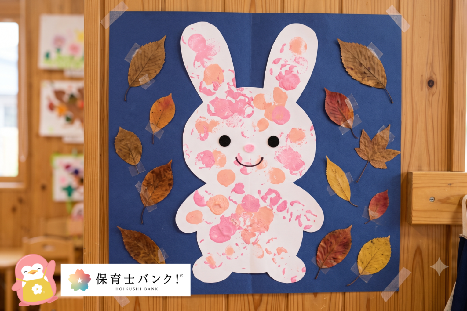 桃色ウサギ