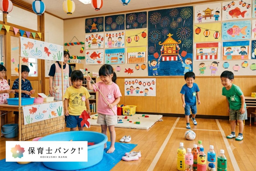 保育園の夏祭りで盛り上がるゲームアイデア19選！【簡単手作り】お祭り 