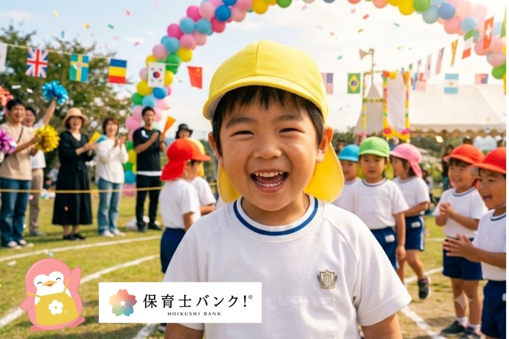 幼稚園　保育園　運動会　競争　遊戯会　発表会　フルーツ　80 100 110 保育園の運動会で盛り上がる競技56選！【2026年版】0・1・2・3・4・5