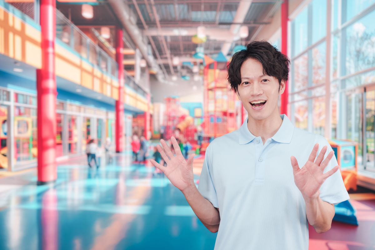 キッズスペースの保育士