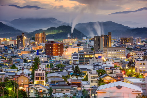 鳥取の町