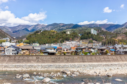 下呂温泉の風景