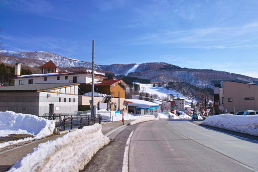 蔵王町の町並み