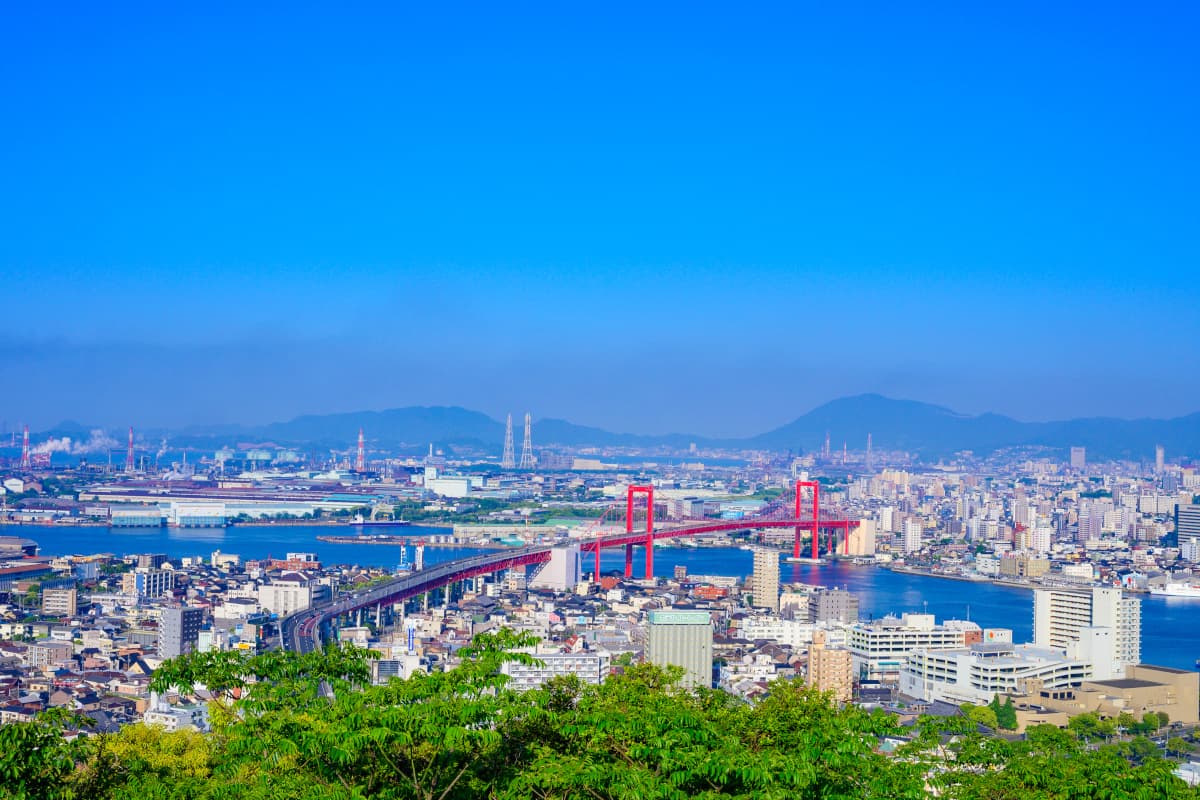 北九州市の町並み