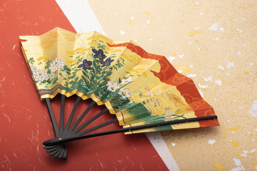 金の扇子