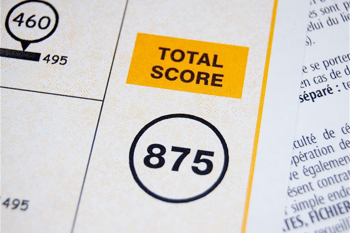 TOEICのスコア表