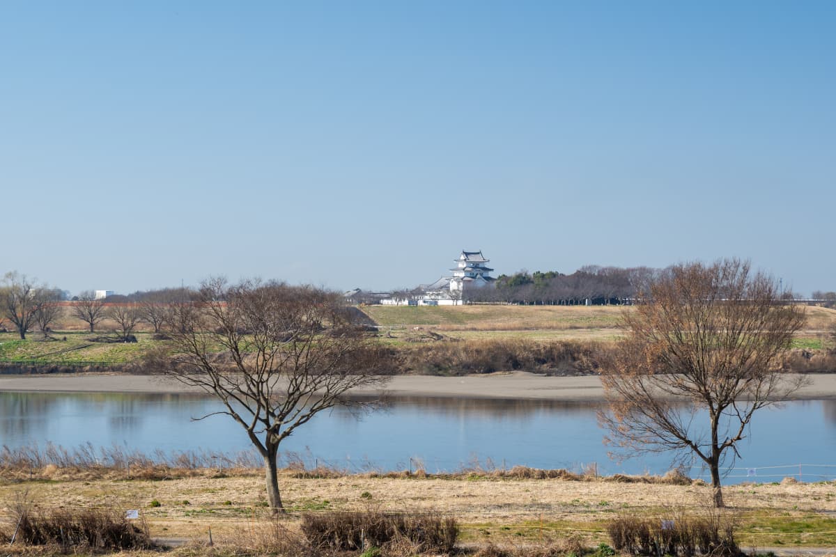 茨城県の境町の河川敷