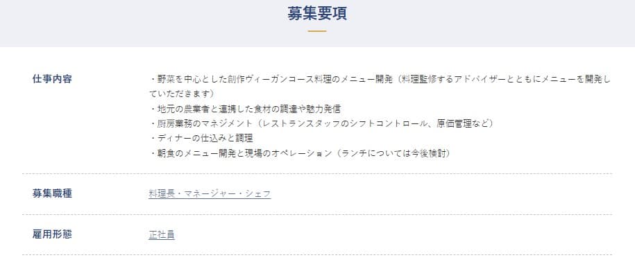 募集要項