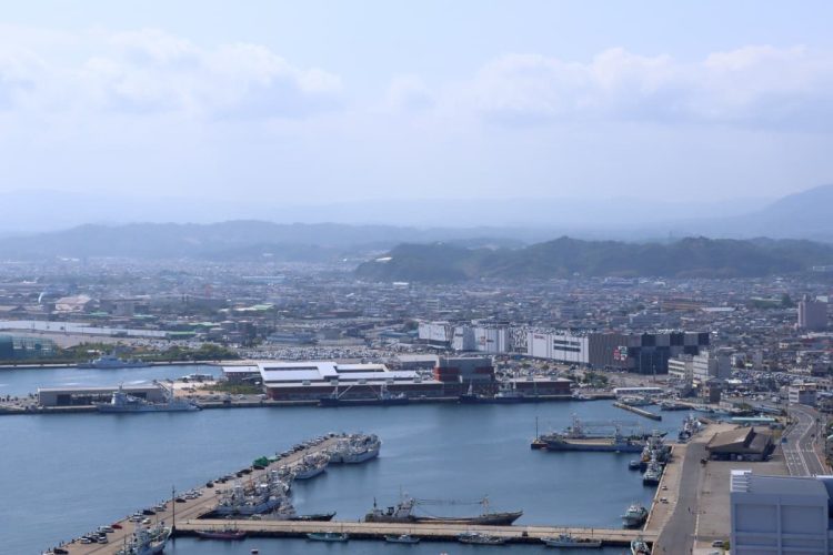 福島県いわき市の漁港