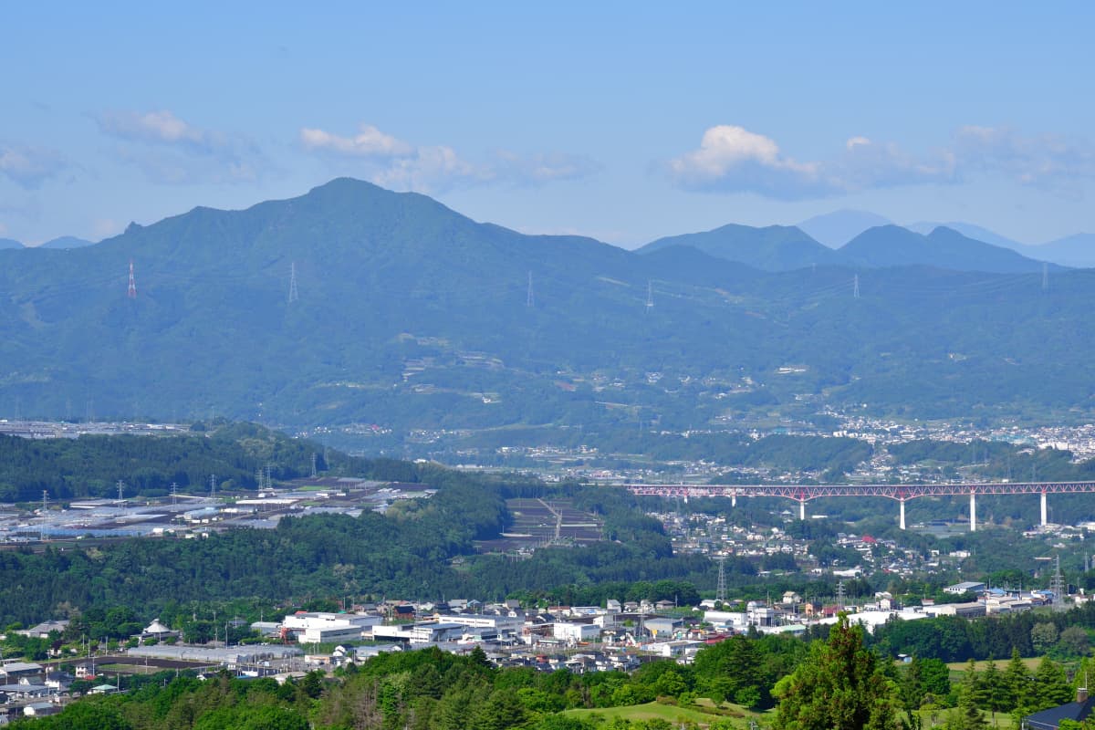 群馬県沼田市の町並み
