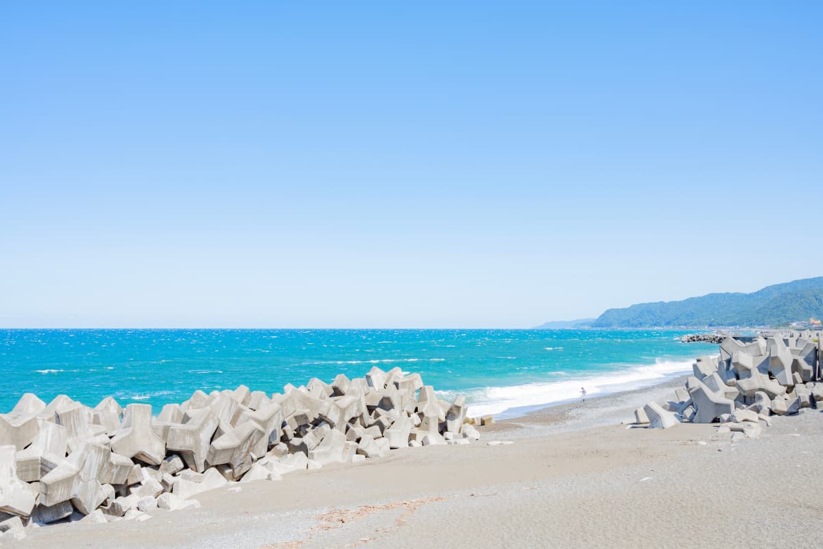 糸魚川市の海岸