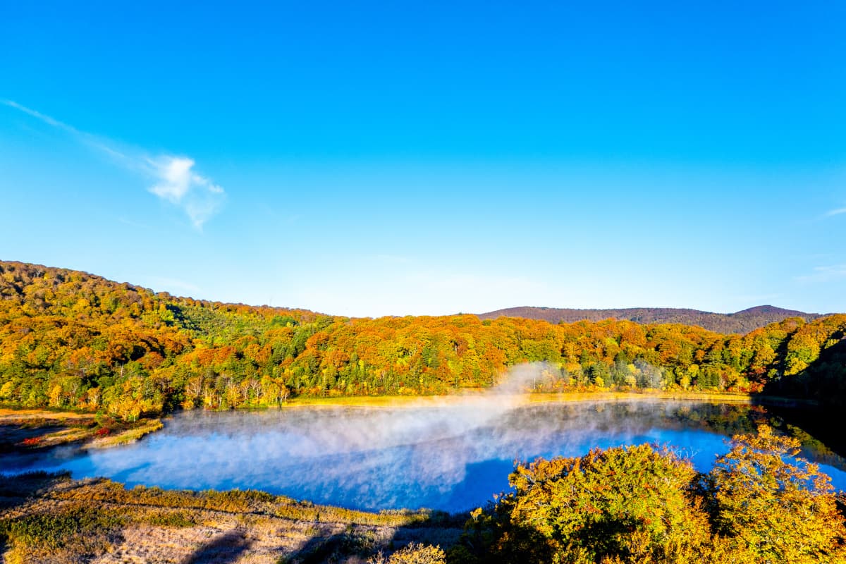 男鹿市の八幡平大沼