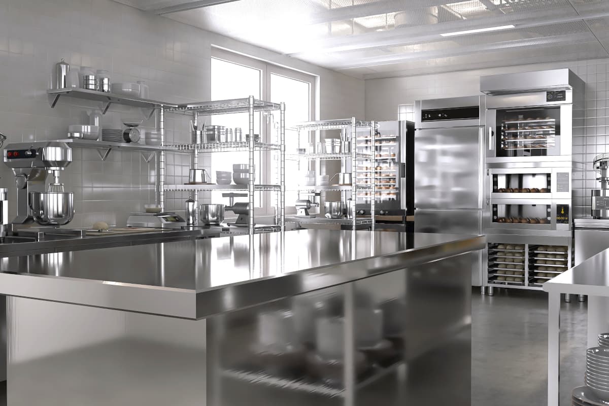 最新設備の整った厨房