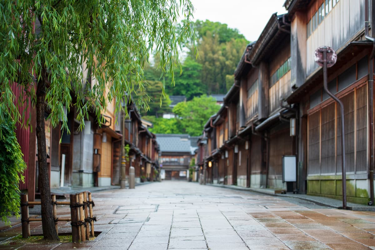 石川県のひがし茶屋街