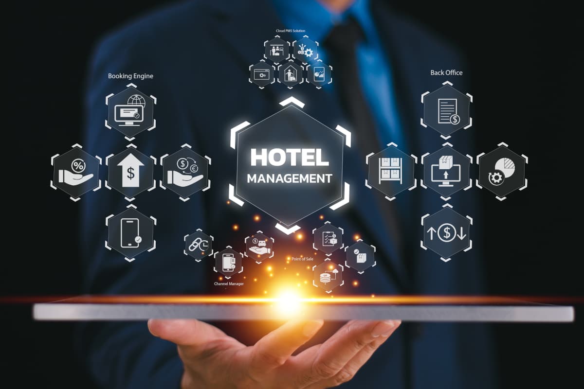 ホテルのDX化イメージ画像