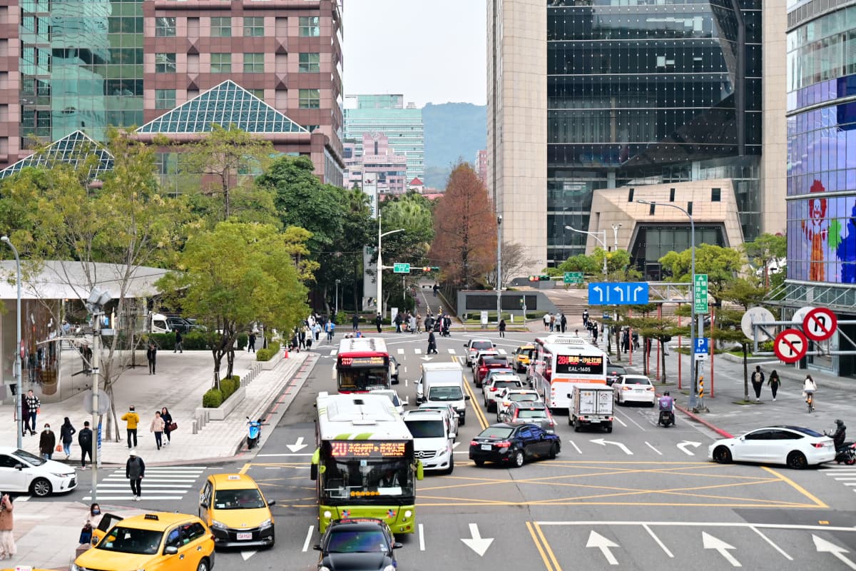 台北市内のメインストリート