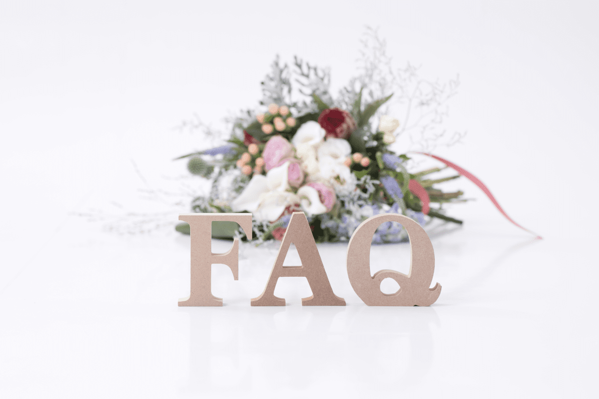 花束とFAQ