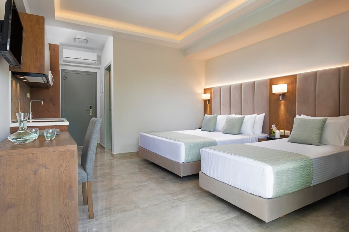 アパートメントホテルの一室