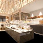 おしゃれなパティスリー店の内装