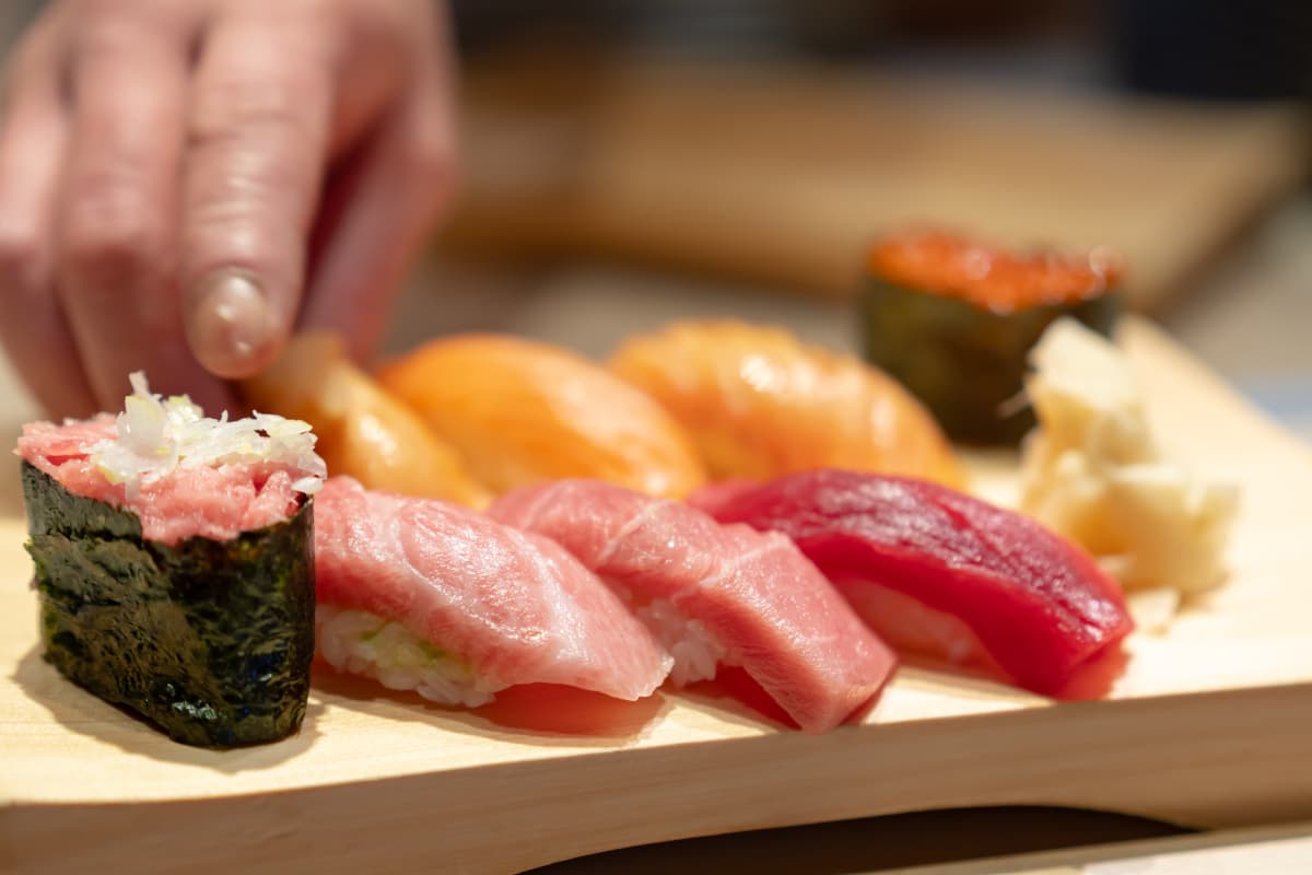 寿司職人が握った寿司