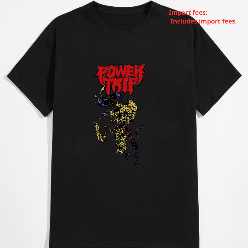 Power Trip Band Concert T-Shirt – Cotton Gift for Fans, White BL439