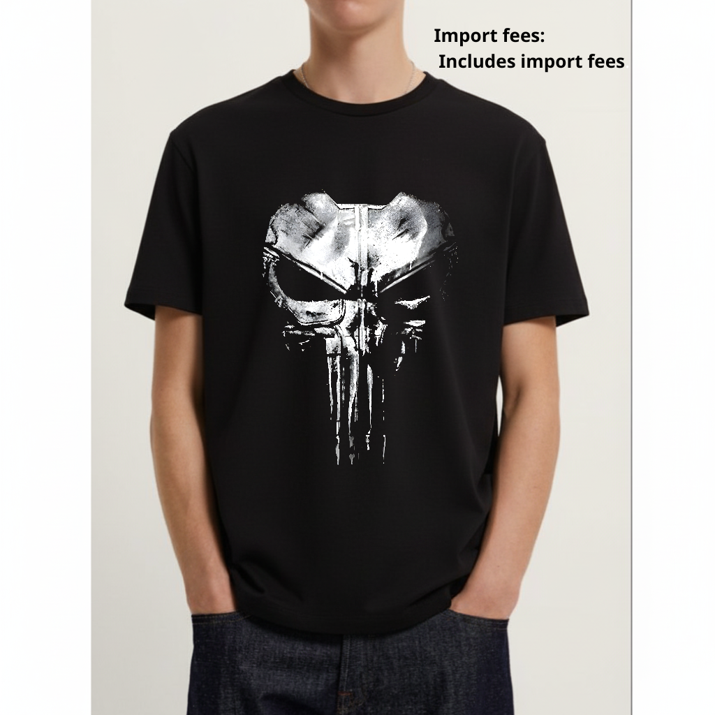 Punisher Jon Bernthal Black T-Shirt, Frank Castle Design, Comic Graphic Tee