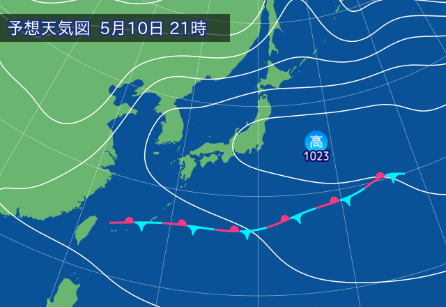 気圧配置図
