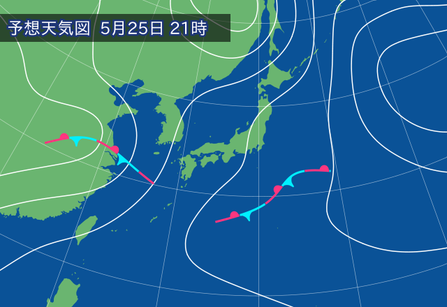気圧配置図