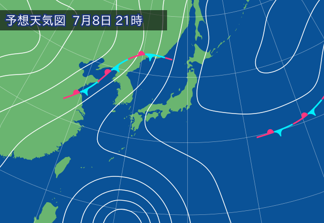 気圧配置図