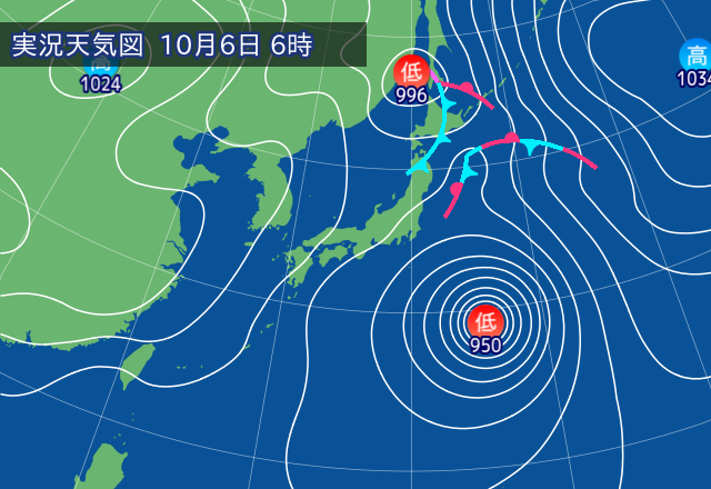 実況天気図