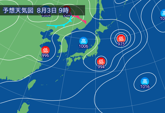 予想天気図