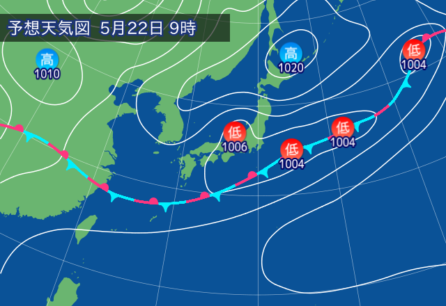予想天気図