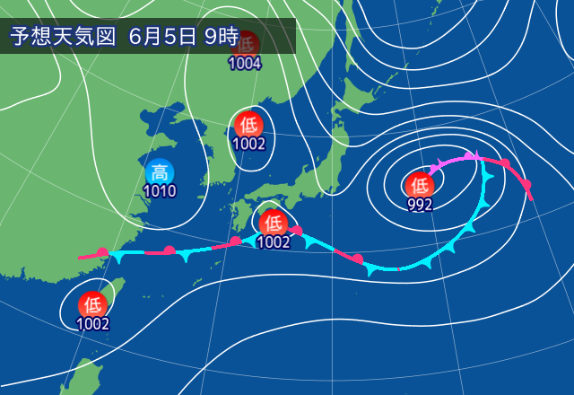 予想天気図