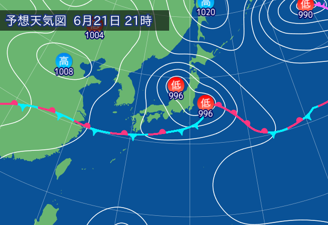 予想天気図