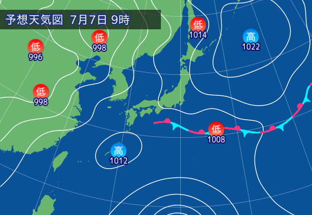 予想天気図